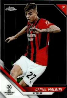 Daniel Maldini A.C. Milan Topps UEFA Champions League Chrome 2021/22 #131