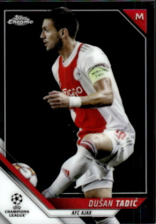 Dusan Tadic AFC Ajax Topps UEFA Champions League Chrome 2021/22 #148