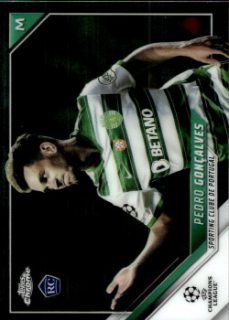 Pedro Goncalves Sporting CP Topps UEFA Champions League Chrome 2021/22 #199