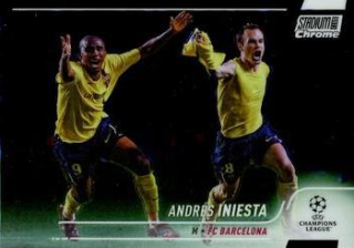 Andres Iniesta FC Barcelona Topps Stadium Club Chrome UEFA Champions League 2021/22 #8