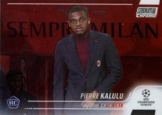Pierre Kalulu A.C. Milan Topps Stadium Club Chrome UEFA Champions League 2021/22 #20