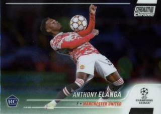 Anthony Elanga Manchester United Topps Stadium Club Chrome UEFA Champions League 2021/22 #48