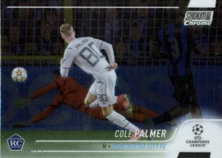 Cole Palmer Manchester City Topps Stadium Club Chrome UEFA Champions League 2021/22 #80
