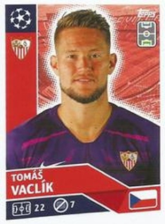 Tomas Vaclik Sevilla FC samolepka UEFA Champions League 2020/21 #SEV03