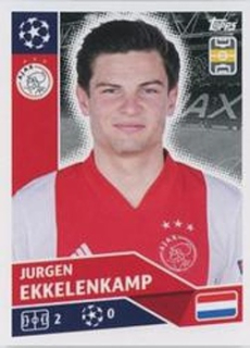 Jurgen Ekkelenkamp AFC Ajax samolepka UEFA Champions League 2020/21 #AJA12