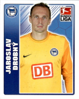 Jaroslav Drobny Hertha Berlin samolepka Topps Bundesliga 2009/10 #6