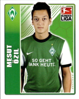 Mesut Ozil Werder Bremen samolepka Topps Bundesliga 2009/10 #56
