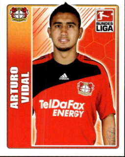 Arturo Vidal Schalke 04 samolepka Topps Bundesliga 2009/10 #263