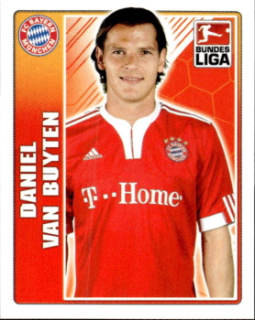 Daniel Van Buyten Bayern Munchen samolepka Topps Bundesliga 2009/10 #317
