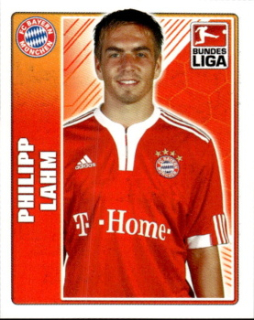 Philipp Lahm Bayern Munchen samolepka Topps Bundesliga 2009/10 #319