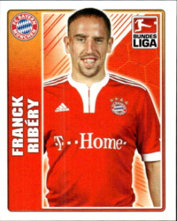 Franck Ribery Bayern Munchen samolepka Topps Bundesliga 2009/10 #321