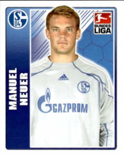 Manuel Neuer Schalke 04 samolepka Topps Bundesliga 2009/10 #357