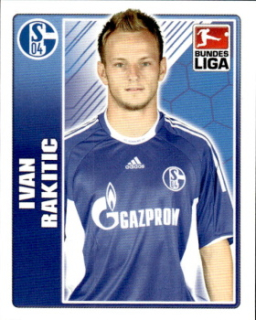 Ivan Rakitic Schalke 04 samolepka Topps Bundesliga 2009/10 #365
