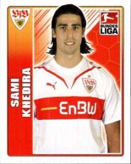 Sami Khedira VfB Stuttgart samolepka Topps Bundesliga 2009/10 #390