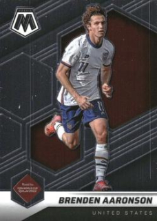 Brenden Aaronson USA Panini Mosaic Road to World Cup 2022 #102