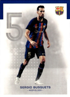 Sergio Busquets FC Barcelona Topps FC Barcelona Team Set 2022/23 #11