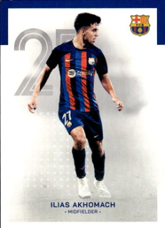 Ilias Akhomach FC Barcelona Topps FC Barcelona Team Set 2022/23 #16