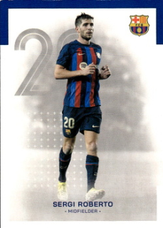 Sergi Roberto FC Barcelona Topps FC Barcelona Team Set 2022/23 #18