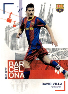 David Villa FC Barcelona Topps FC Barcelona Team Set 2022/23 Our City #33