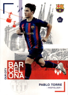Pablo Torre RC FC Barcelona Topps FC Barcelona Team Set 2022/23 Our City #34