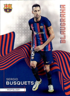 Sergio Busquets FC Barcelona Topps FC Barcelona Team Set 2022/23 Blaugrana #37