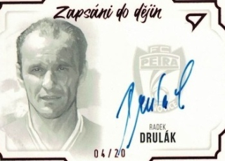 Radek Drulak Drnovice Dekady Fotbalove Ligy 2023 SportZoo Zapsani do dejin Auto /20 #S-RD