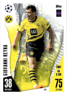 Giovanni Reyna Borussia Dortmund 2023/24 Topps Match Attax ChL #220