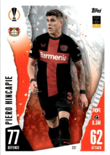 Piero Hincapie Bayer 04 Leverkusen 2023/24 Topps Match Attax ChL #237