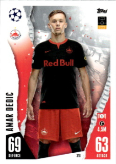 Amar Dedic Red Bull Salzburg 2023/24 Topps Match Attax ChL #318