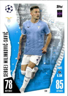 Sergej Milinkovic-Savic Lazio Roma 2023/24 Topps Match Attax ChL #330