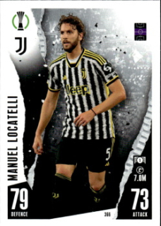 Manuel Locatelli Juventus FC 2023/24 Topps Match Attax ChL #366