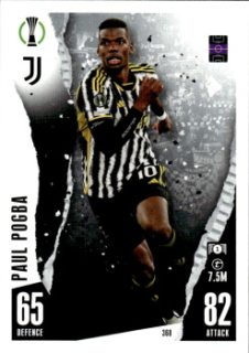 Paul Pogba Juventus FC 2023/24 Topps Match Attax ChL #368