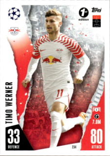 Timo Werner RB Leipzig 2023/24 Topps Match Attax ChL 1st edition #234