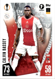 Calvin Bassey AFC Ajax 2023/24 Topps Match Attax ChL 1st edition #265