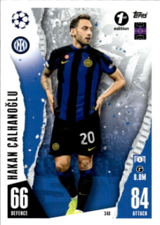 Hakan Calhanoglu Internazionale Milano 2023/24 Topps Match Attax ChL 1st ed #340