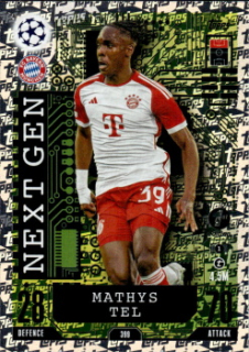 Mathys Tel Bayern Munchen 2023/24 Topps Match Attax ChL 1st edition Next Gen #399