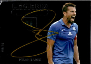 Milan Baros Slovan Liberec My Journey 2023 proArena Signature Silver /15 #SI07