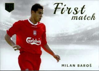 Milan Baros Liverpool My Journey 2023 proArena First Match Gold #FM01