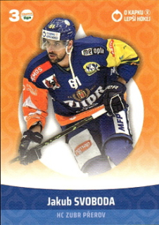 Jakub Svoboda Prerov O kapku lepsi hokej 2022/23 GOAL Cards #14