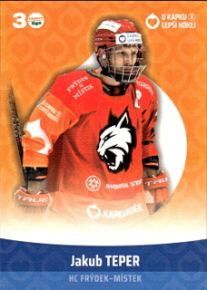 Jakub Teper Frydek Mistek O kapku lepsi hokej 2022/23 GOAL Cards #16