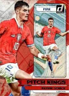 Patrik Schick Czech Republic Panini Donruss Soccer 2022/23 Pitch Kings #PK03