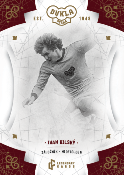Ivan Bilsky Dukla Praha Bravo Dukla Legendary Cards Base Gold #BA-BII