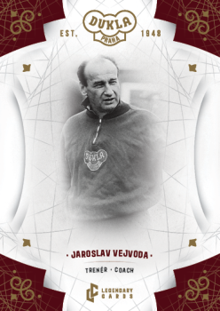 Jaroslav Vejvoda Dukla Praha Bravo Dukla Legendary Cards Base Gold #BA-VEJ