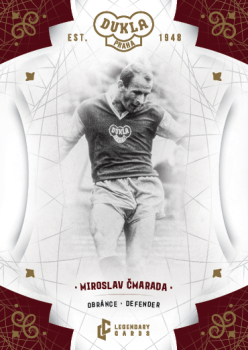 Miroslav Cmarada Dukla Praha Bravo Dukla Legendary Cards Base Gold #BA-CMM