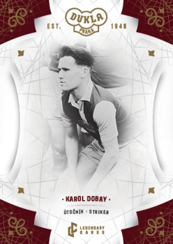 Karol Dobay Dukla Praha Bravo Dukla Legendary Cards Base Gold #BA-DOK
