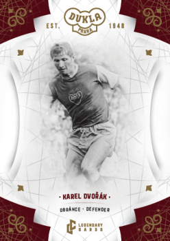 Karel Dvorak Dukla Praha Bravo Dukla Legendary Cards Base Gold #BA-DVK