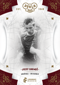 Jozef Barmos Dukla Praha Bravo Dukla Legendary Cards Base Gold #BA-BAJ