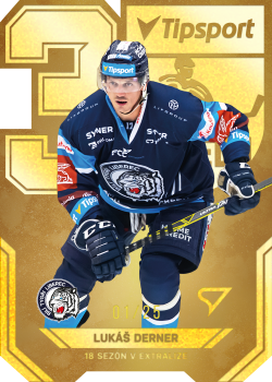 Lukas Derner Liberec Tipsport ELH 2022/23 SportZoo 2. serie 30 Let ELH /25 #AV-08