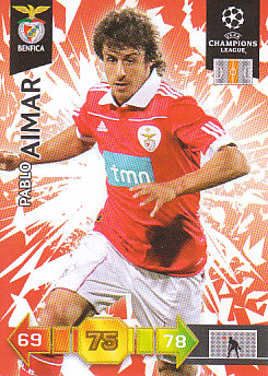 Pablo Aimar SL Benfica 2010/11 Panini Adrenalyn XL CL #67