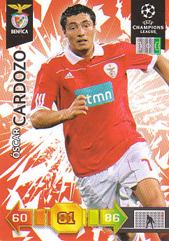Oscar Cardozo SL Benfica 2010/11 Panini Adrenalyn XL CL #70